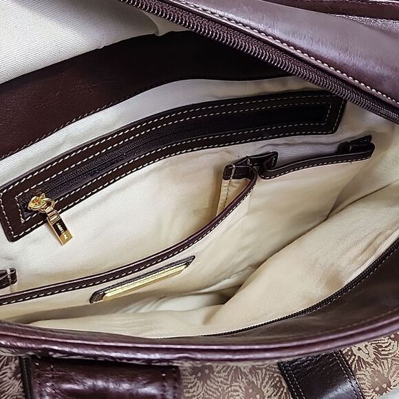 Anne Klein Roomy Double Strap Tote Shoulder Bag - Picture 10 of 12